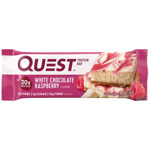 Quest Protein Bar White Chocolate Raspberry 60g X 12