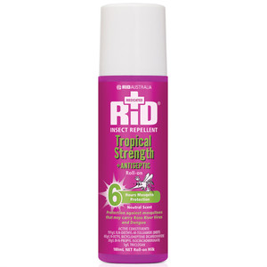 Rid Tropical Strength + Antiseptic Roll On 100ml