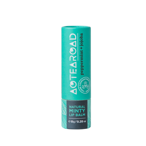 Aotearoad Lip Balm Peppermint + Jojoba 8g