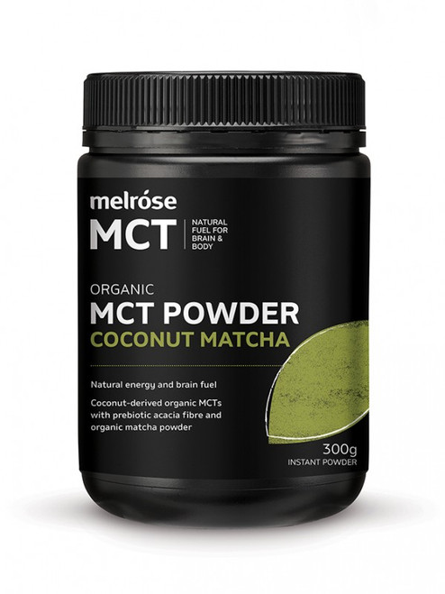 Melrose Mct Powder Coconut Matcha 300gm Org