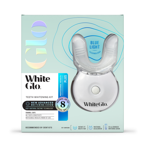 White Glo Plus Professional Results Kit Blue Light