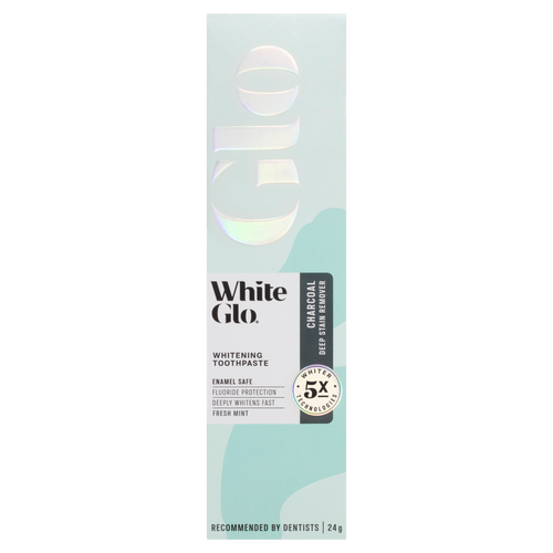 White Glo Charcoal 24g Toothpaste