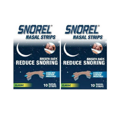 Snorel Snoring Relief Strips 10 Pk