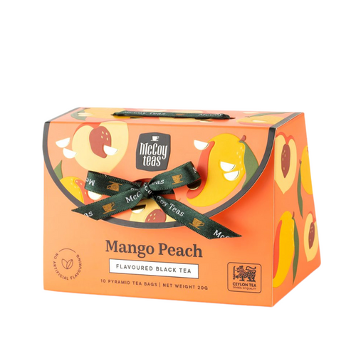 Mccoy Mango Peach Tea Bags 10s