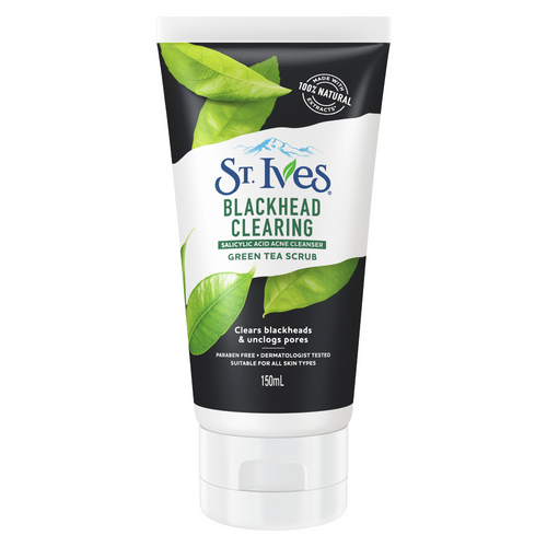 St Ives Blackhead Clearing Scrub Green Tea 150ml