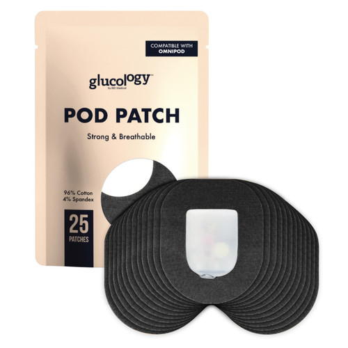 Glucology -  Cgm Patches Omnipod - Black