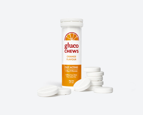 Glucology -  4g Glucose Chews - Orange (single Tube)