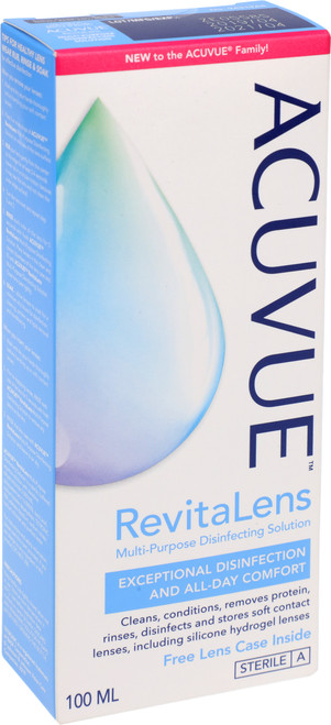 Acuvue Revitalens & Free Case 100ml