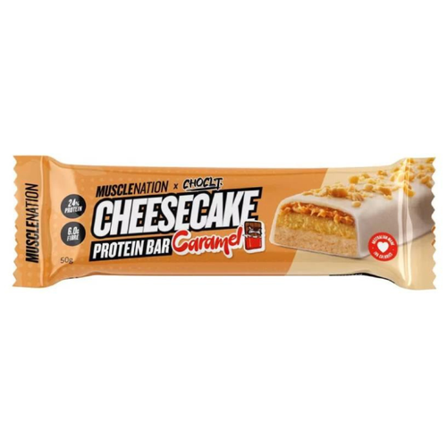 Muscle Nation Cheesecake Protein Bar Caramel 50g