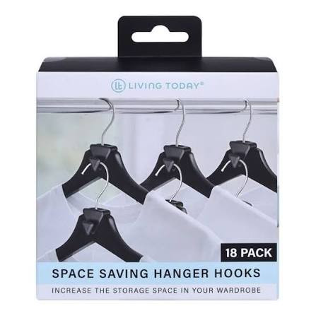 Living Today Hanger Hooks (18pk)