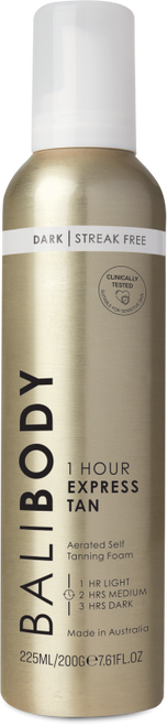 Bali Body 1hr Express Tan Dark 225ml