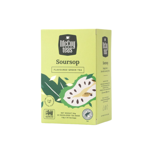 Mccoy Individually Wrapped Soursop Cinnamon  Tea Bags 20s