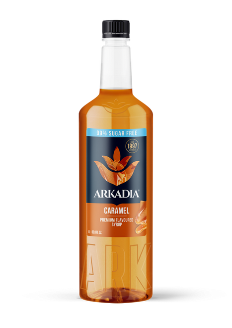 Arkadia Caramel Syrup 99% Sugar Free 6 X 1l