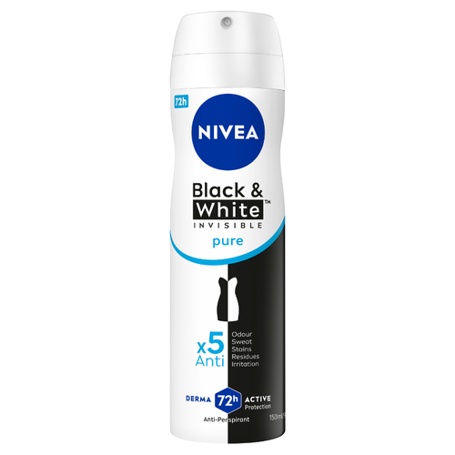 Nivea Women Deo  Spray Black & White Pure 150ml
