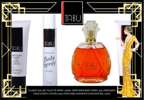 Tabu 100ml Classic 4 Piece Set Xmas