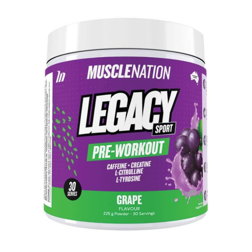 Muscle Nation Legacy Pre-workout Grape 225g