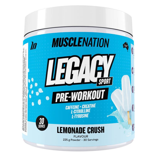 Muscle Nation Legacy Pre-workout Lemonade Crush 225g