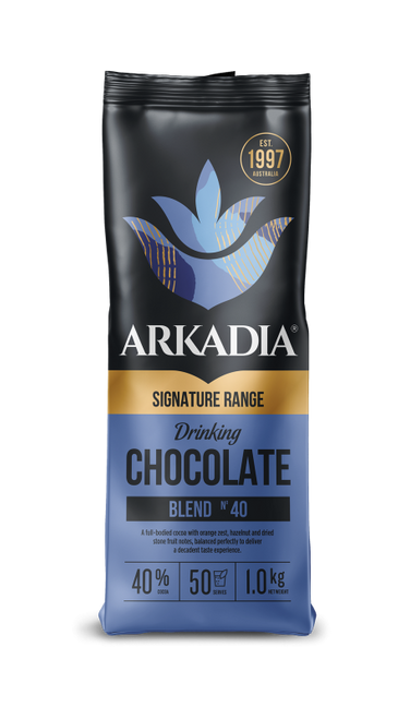 Arkadia Drinking Chocolate 40% 12 X 1kg