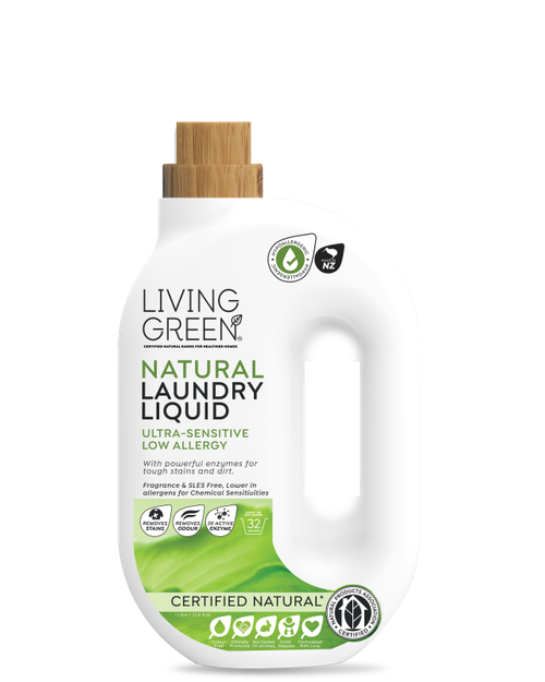 Living Green Natural Laundry Liquid Fragrance Free 1l