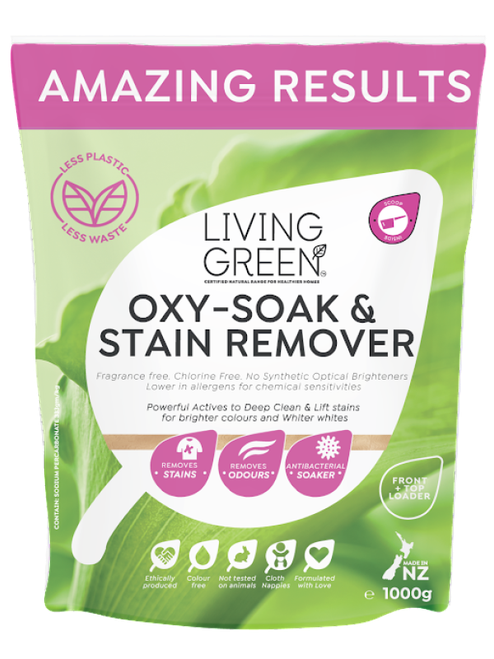 Living Green Natural Oxy Soaker And Stain Remover 1000gm