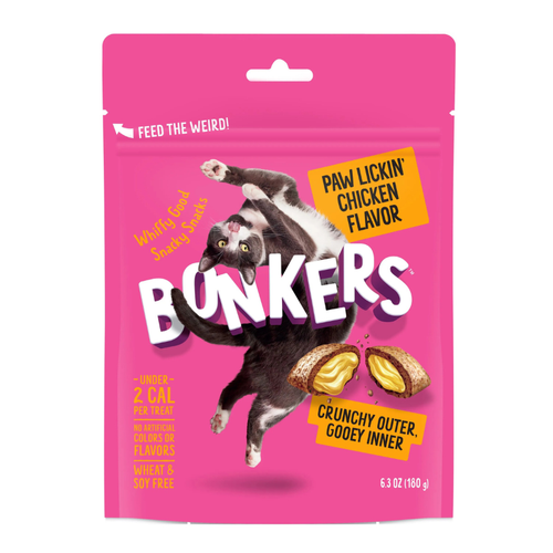 Bonkers-cat Treats-dry-paw Lickin' Chicken Flavor 85 G