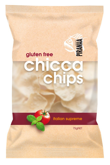 Piranha Chicca Chips Italian Supreme 75g *12