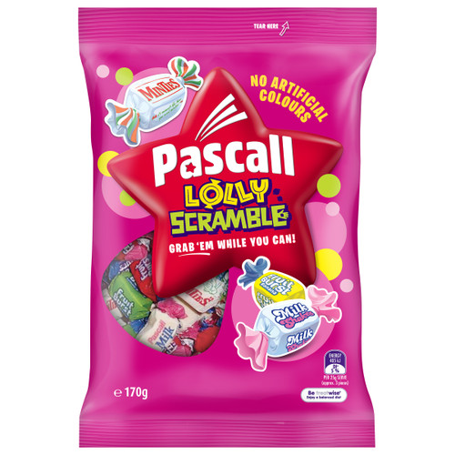 Pascall Lolly Scramble 170g 16s