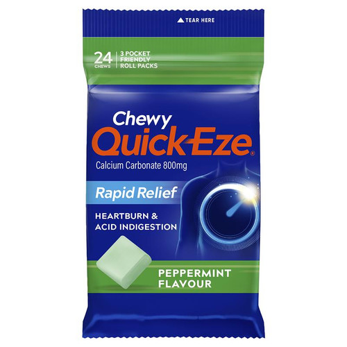 Quick-eze Chewy Peppermint  6s (3pack)