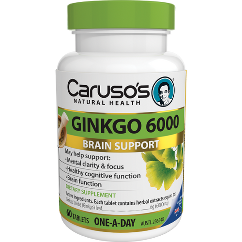 Carusos Herbal Therapeutics 1 A Day Herb - Ginkgo 6000 60s