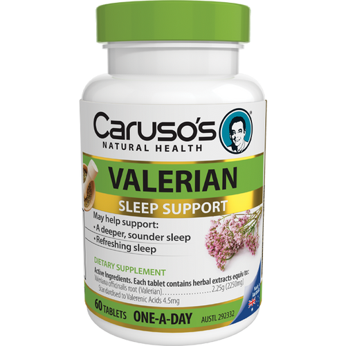 Carusos Herbal Therapeutics 1 A Day Herb - Valerian 60s Nz