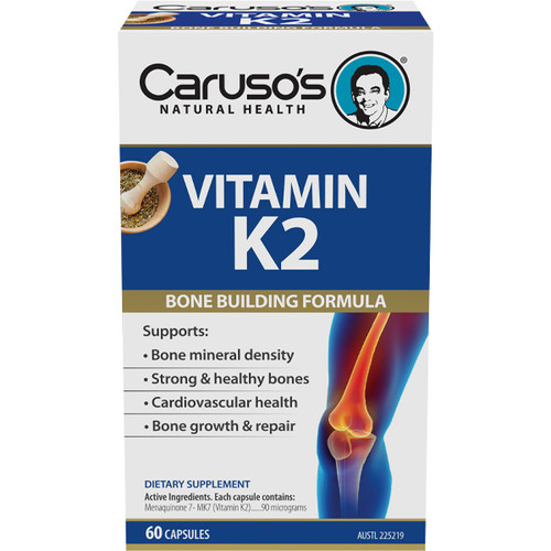 Carusos Nutritional Support Vitamin K2 60 Caps (nz)