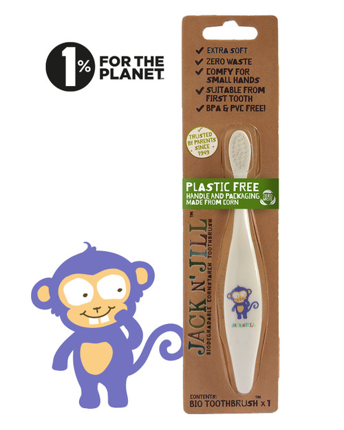 Jack N Jill Bio Toothbrush Monkey