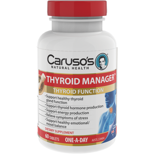 Carusos Health Solutions Thyroid Manager 60 Tabs Nz