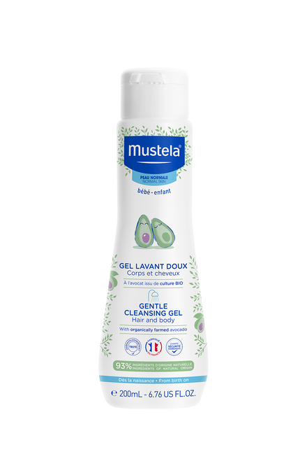 Mustela Gentle Cleansing Gel 200ml (with Farmed Avocado)