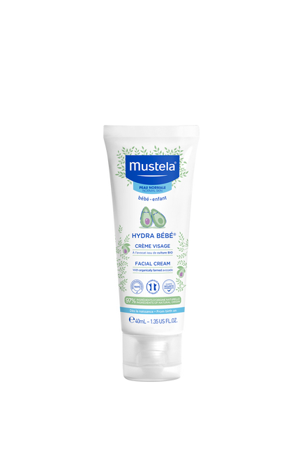 Mustela Hydra Bebe Facial Cream 40ml (with Farmed Avocado)