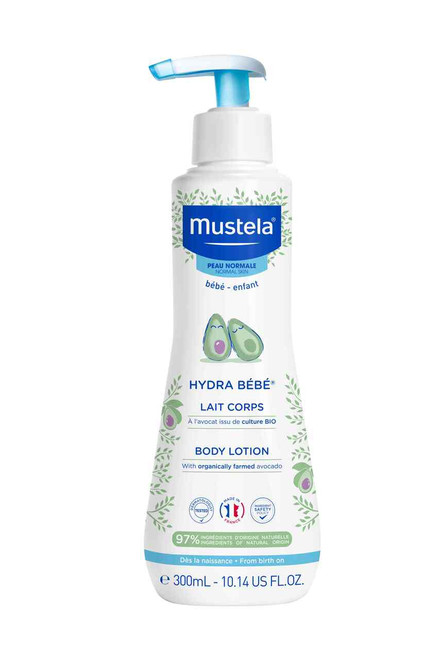 Mustela Hydra Bebe Body Lotion 300ml (with Farmed Avocado)