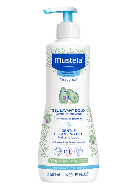 Mustela Gentle Cleansing Gel 500ml (with Farmed Avocado)