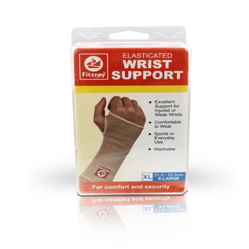 Fitzroy Elasticated Wrist Support (x-large) 21.5-23.5cm