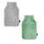 Hot Water Bottle And Luxe Cover Grey & Sage 23 Assorted