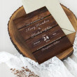 Rustic Wedding Invitations (Personalised Wedding Invitations)