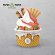 Ice Cream Cups (Printed Paper cups)