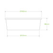 500ml Kraft Salad BioBowl