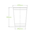 280ml Clear PLA BioCups