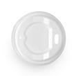 4oz White Bioplastic Coffee Cup Lids