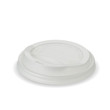 10/12/16oz White Bioplastic Coffee Cup Lids