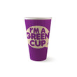 16oz Double Wall Aqueous Lined "I'm a Green Cup"