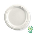 9" White Round BioCane Plates