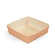 4.5x4.5x1.5" Kraft Burger Trays