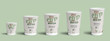 4oz reCUP Single Wall Recyclable Cups with EarthCoating®