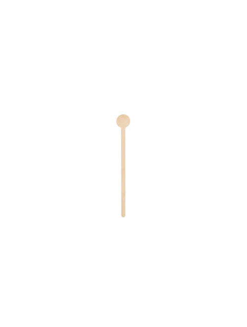 Compostable 150mm Wooden Disc Stirrers - 1000pk